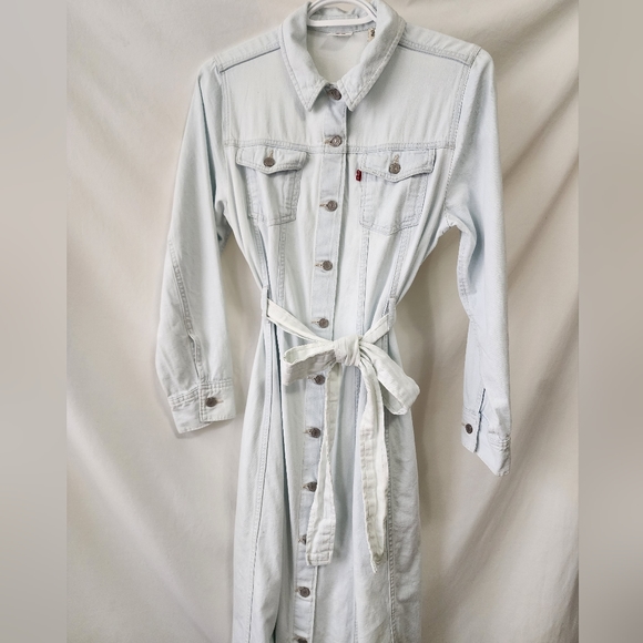 Levi’s Denim Maxi Dress - Picture 3 of 15